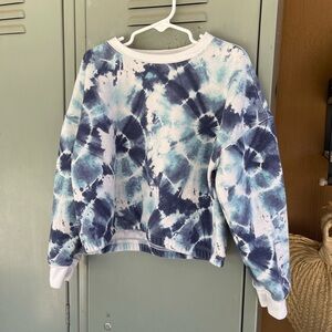 Old Navy Blue Tie-Dye Kids Sweatshirt
